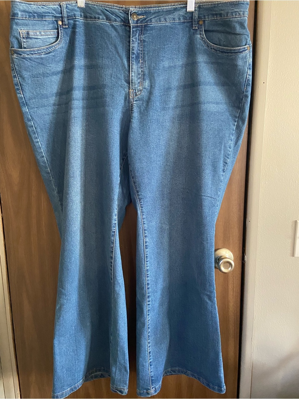 Women's Light Blue Flare Jeans